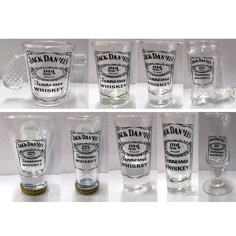 Tourist Souvenir Wine Shot Glass Custom Logo Short Glass