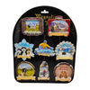 Factory Wholesale Resin France Austria Switzerland Germany Souvenir Snow Mountain Fridge Magnet