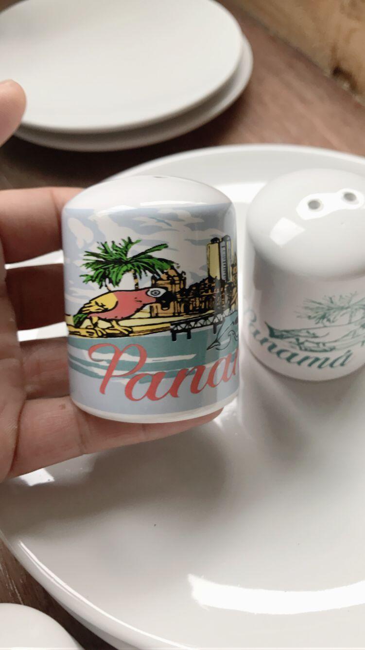 Customized Printing Decal Tourist Souvenir Mug Spoon Shot Glass Panama Souvenir Plate