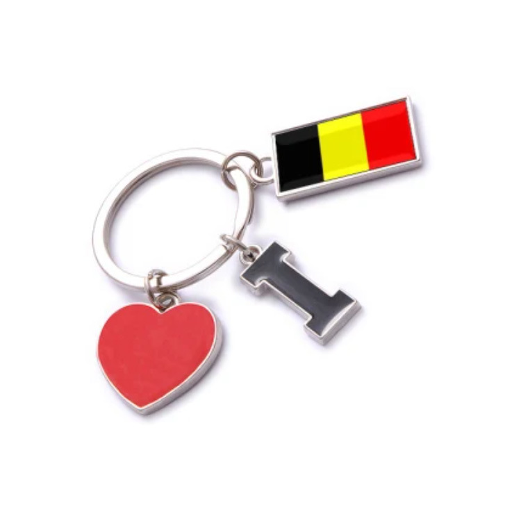 Custom Rudder Shape Metal Tourist Souvenir Croatia Keychain