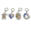 Wholesale Beach Souvenir Keychain Resin Marine Life Sea Turtle Key Chain