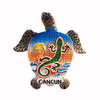 Wholesale Custom Resin Turtle Magnet Cancun Mexico Souvenir Fridge Magnet