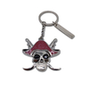 Custom Creative Metal Halloween Souvenir Gift Rose Skull Keychain