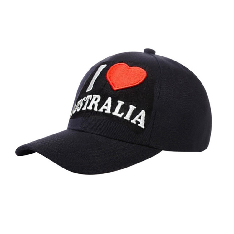 Custom 3D Embroidered Logo Travel Souvenir California Baseball Cap