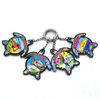 Custom Sea Beach Island Travel Souvenir Turtle Acrylic Keychain