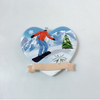 Custom Logo Resin Fridge Magnet Alpine Snow Mountain Switzerland Swiss Souvenir Magnet