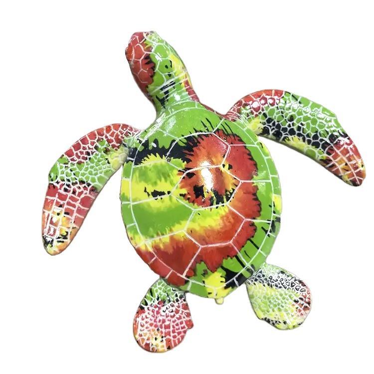 New Design Wholesale Beach Souvenir Polyresin Turtle Figurine Resin Sea Turtle Decoration Statue