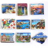 Custom Logo City Name Resin Souvenir Magnet Different Countries Fridge Magnet