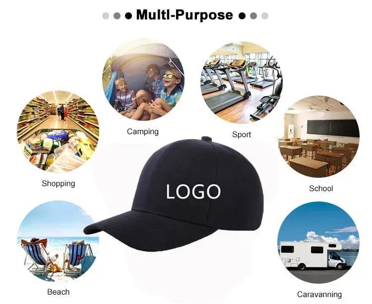 Wholesale Sports Casual Plain Mesh Snapback Trucker Caps Black Baseball Caps for Men