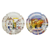 Wholesale Paris City Souvenir Ashtray Custom Round Souvenir Glass Ashtray