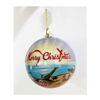 Beach Christmas Hanging Souvenir Custom Christmas Ball Tree Ornaments