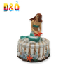 Factory Custom Hand Painted Resin Mermaid Figurine for Home Decoration