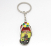 Custom Logo Tourism Souvenir Gifts Metal Sandal Keychain