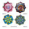 2022 Amazon Hotsale Ceramic Round Coaster Mandala Design Custom Sublimation Coasters