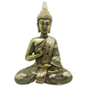 Home Decor Religious Craft Sitting Buddha Resin Gold Color Statues Buddha Statue