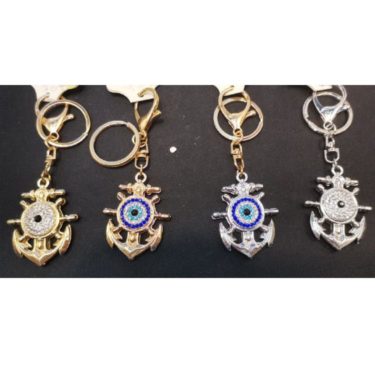 High Quality Crystal Rhinestone Bling Lovely Bear Keychain for Girl