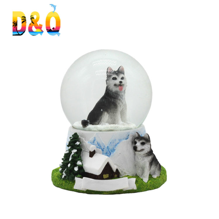 Custom Resin Country Travel Dubai Souvenir Building Snow Globe