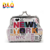 Wholesale Custom Women Small PU Leather Coin Purse New York Purses