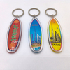 Souvenirs Gift Cheap Flip Flop Keychain Clear Custom Acrylic Keychain