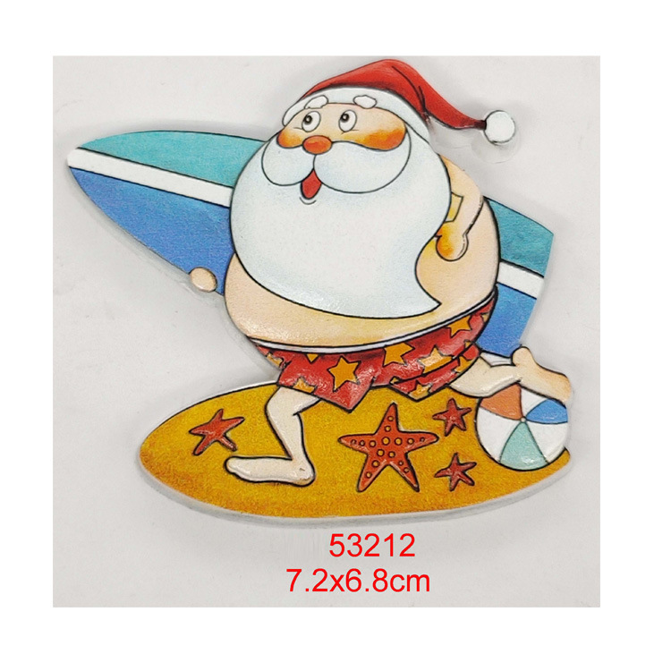 Resin Cartoon Christmas Souvenir Fridge Magnet Custom Christmas Magnet