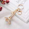 Metal Diamond Keyring Paris Souvenir Gift Eiffel Tower Keychain