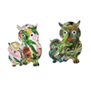 Creative Resin Owl Family Figurine Home Decoration