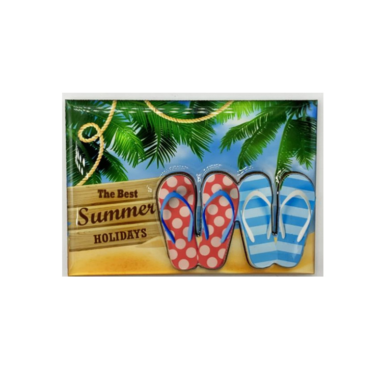 Custom Beach Palm Tree Wood Fridge Magnet Malta Palau Tahiti Souvenirs Turist Fridge Magnet