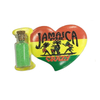 Custom Printed Resin Tourist Jamaica Grenada Souvenir Fridge Magnet with Sand Bottle