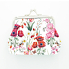 Custom Floral Pattern PU Leather Fashion Small Wallet Women Coin Purse