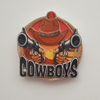 Custom Printed Resin Retro Wyoming Souvenir Fridge Magnet West Cowboy Design Colorado Souvenir Fridge Magnet