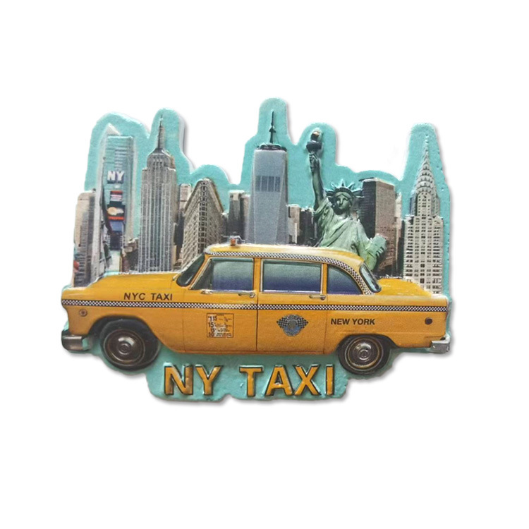 Custom Travel Souvenir Magnet New York City Statue of Liberty Souvenirs Fridge Magnet