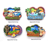 Country Souvenir Wood Magnet Colombia Souvenir Fridge Magnets