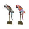 Luxury Table Decor Gold Resin Parrot Figurine Animal Home Decoration