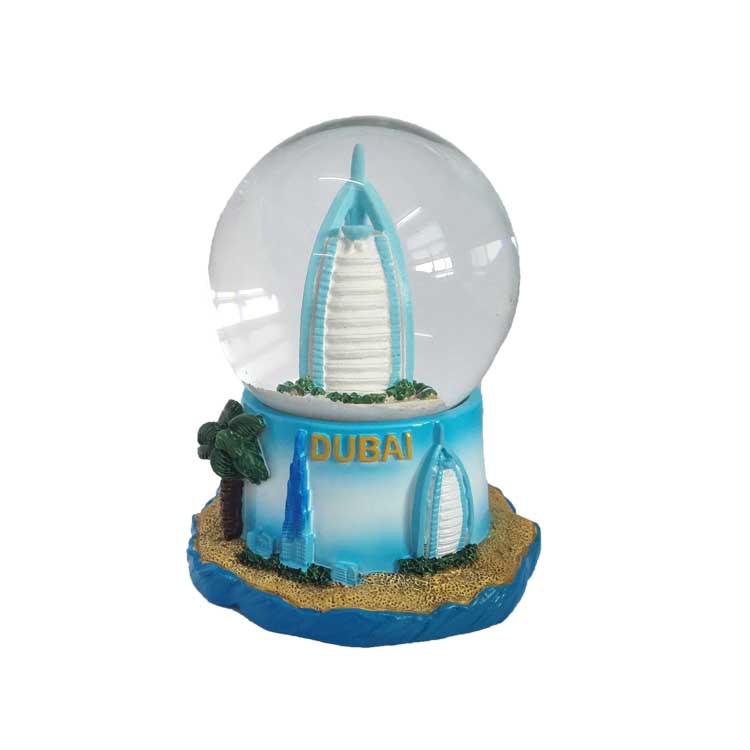 Dubai Burj Al Arab Hotel Khalifa Tower Tourist Souvenir 3D Resin Fridge Magnet