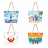 Factory Wholesale Women Shoulder Shopping Bag Cotton Canvas Tote Bag for Beach