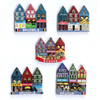 Customized European City Belgium Brussels Souvenir Resin Building Fridge Magnets