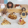 African Zoo Tourist Souvenir Resin 3D Animal Head Fridge Magnet