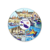 Customized European Landscape Tourist Souvenir Magnet Croatia Malta Souvenir Aluminium Foil Fridge Magnets