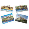 Customized European Landscape Tourist Souvenir Magnet Croatia Malta Souvenir Aluminium Foil Fridge Magnets