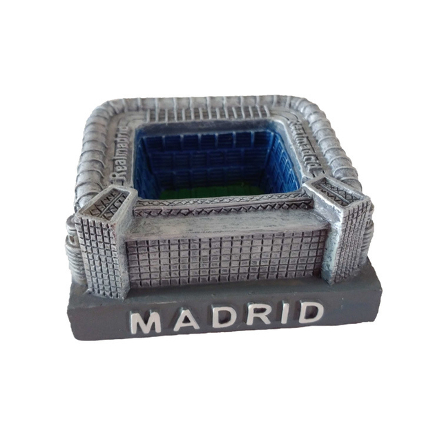 Customized Resin 3D Building Bear Statue Madrid Spain Souvenir Gift