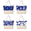 Wholesale Custom Printing Summer Beach Souvenir Canvas Tote Bag with Rope Handle