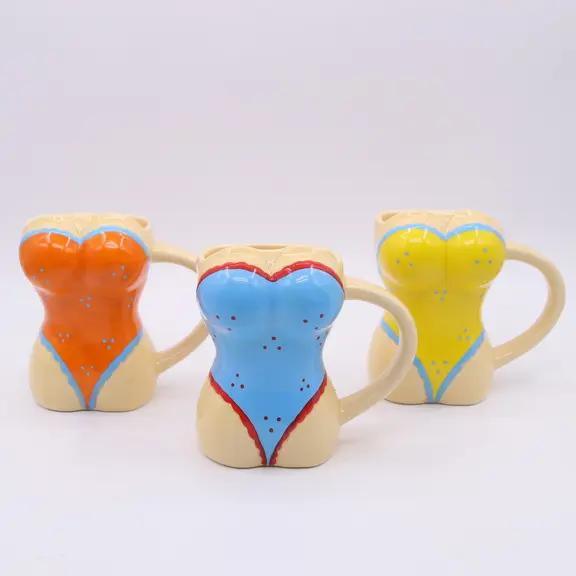 Unique Sexy Body Design Ceramic Funny Coffee Mugs