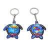 Custom Sea Beach Island Travel Souvenir Turtle Acrylic Keychain