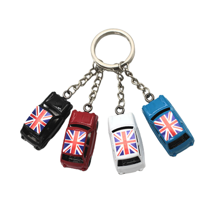 Wholesale Custom Metal UK Flag Keyring London Souvenir Keychain