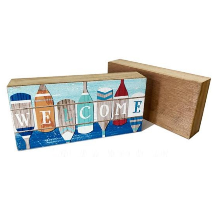 Beach Souvenir Home Decor Custom Sublimation Wood MDF Photo Block