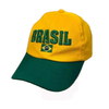 Custom Embroidered Logo Brazil Sports Hat Brasil Souvenir Cap