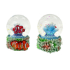 Wholesale Resin Beach Souvenir Marine Heart Shape Snow Globe