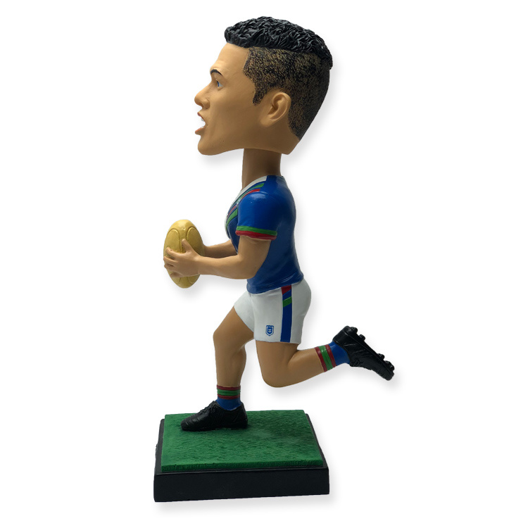 Custom Shaking Head Toys Figure Football Star Team Souvenir Gift Resin Bobblehead