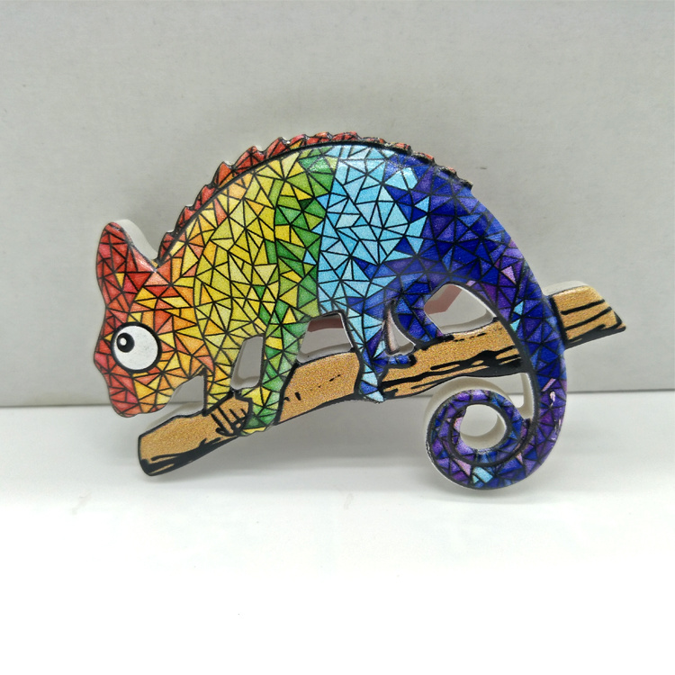 Wholesale Custom Resin South America Souvenir Lizard Iguana Fridge Magnet