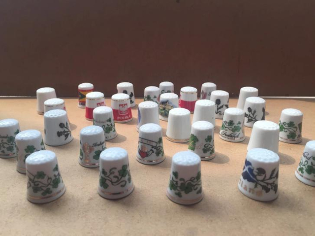 Custom Handicrafts Souvenir Ceramic Thimble